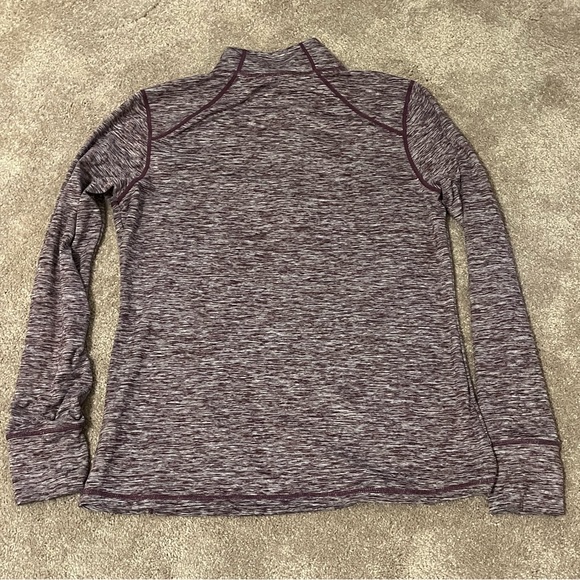 Danskin purple & white quarter zip top. Size medium. Good used condition - Picture 2 of 5